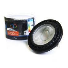Żarówka LED 15W G53 QR111 4300K 12V czarna